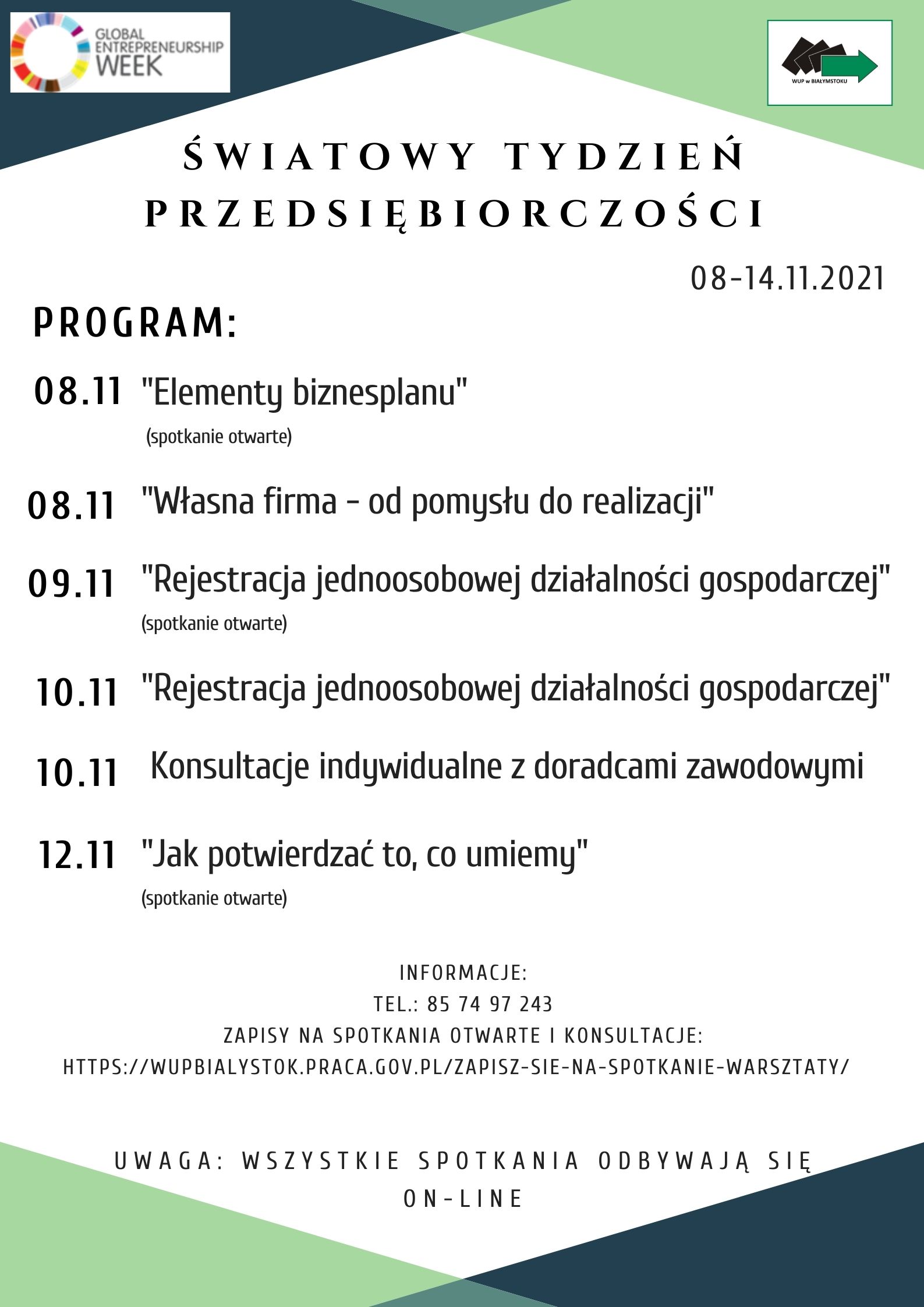 Światowy Tydzień Przedsiębiorczości 2021